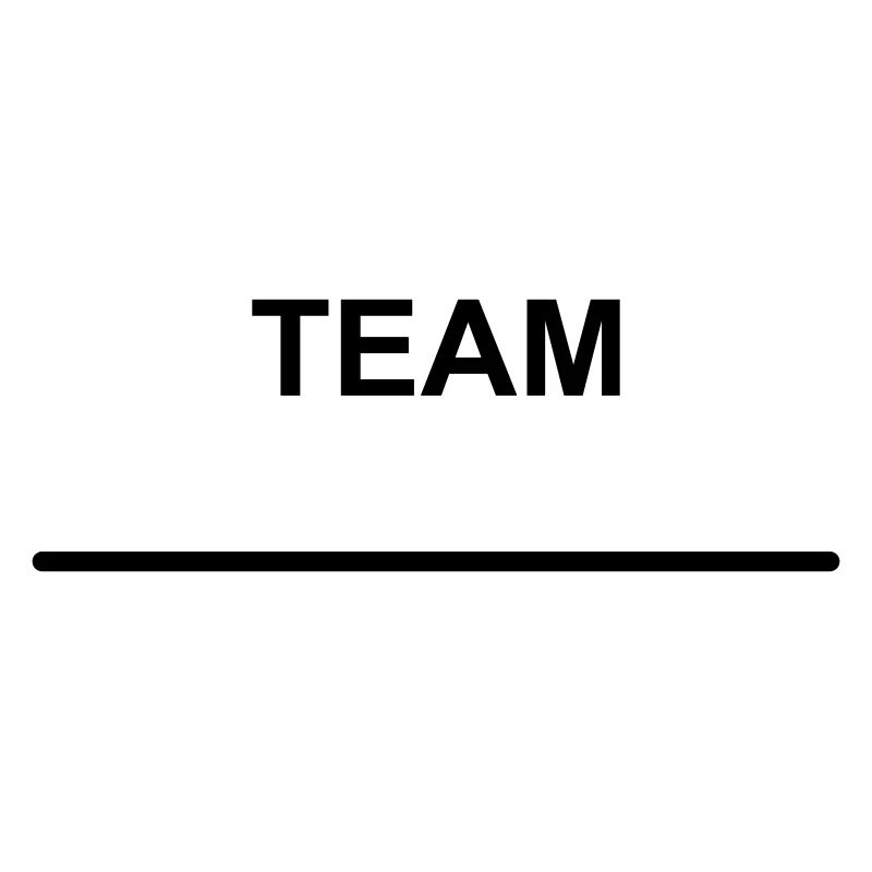Team mit Name Template