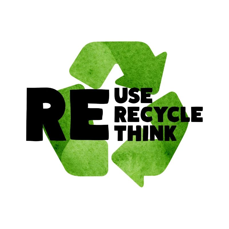 Reuse Recycle Rethink Sustainability Environment Climate