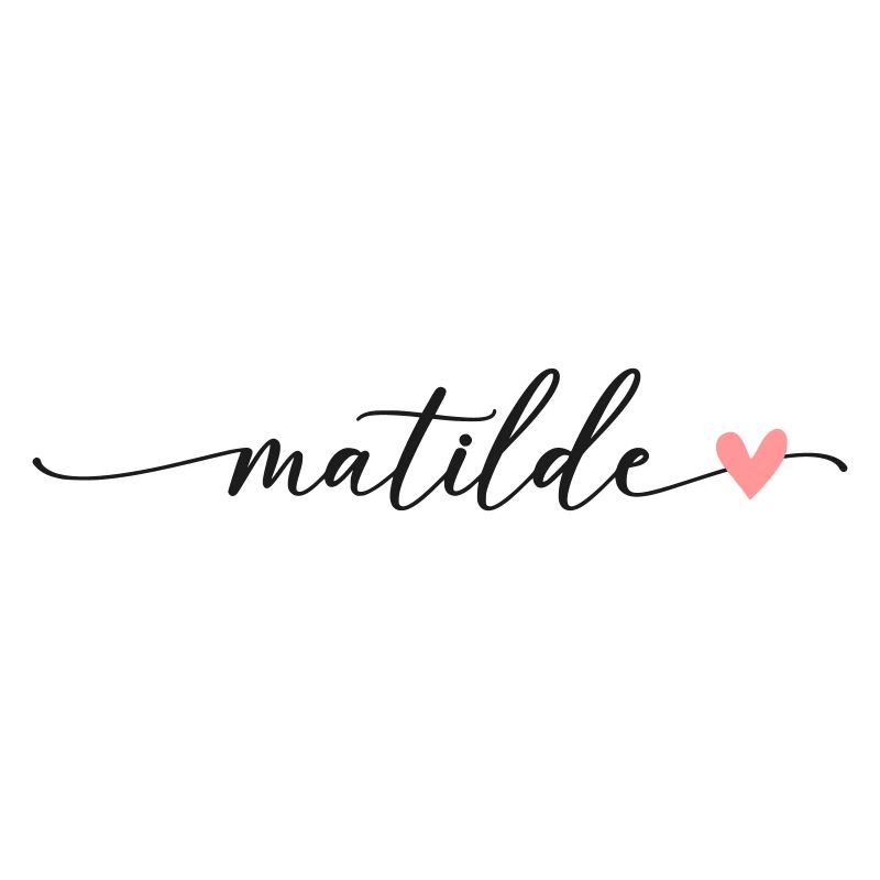 Matilde nom calligraphie Script