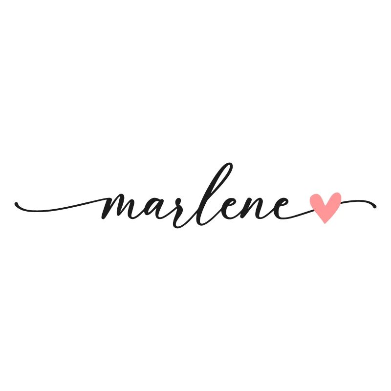 Marlene Name Calligraphy Font