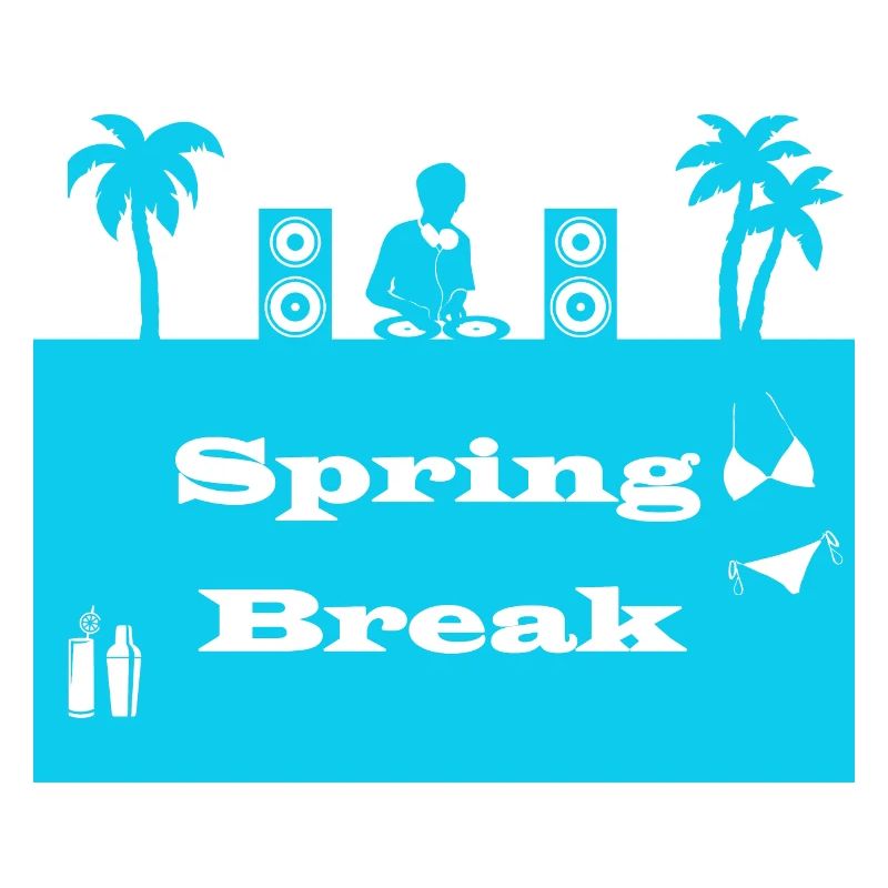 spring break bleu clair