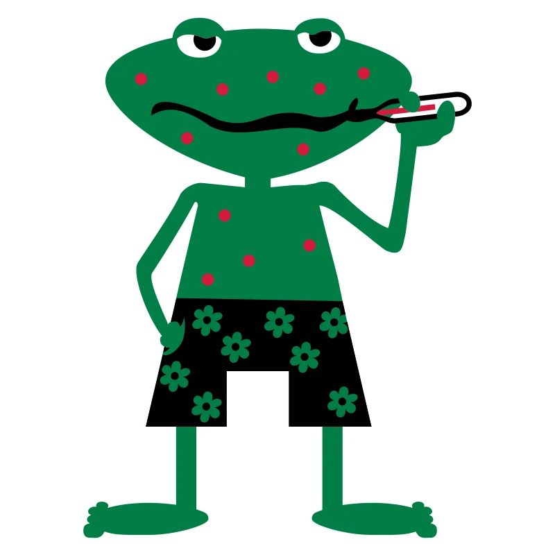 sick frog