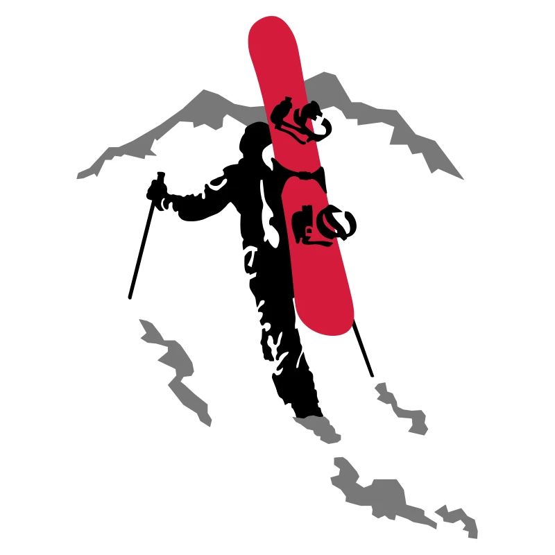 de snowboard freeride