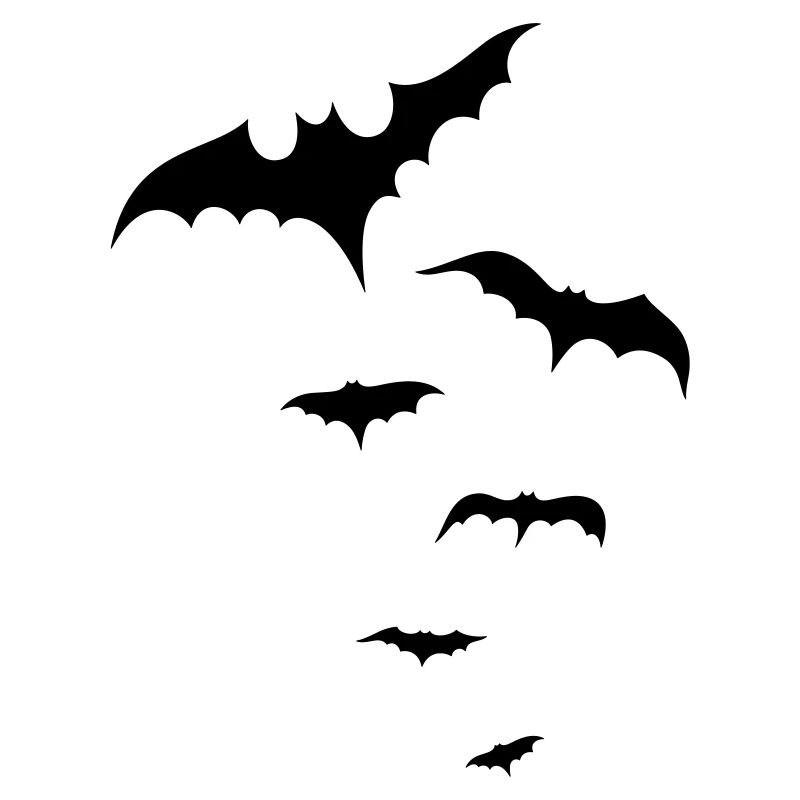 Halloween Fledermäuse, bats