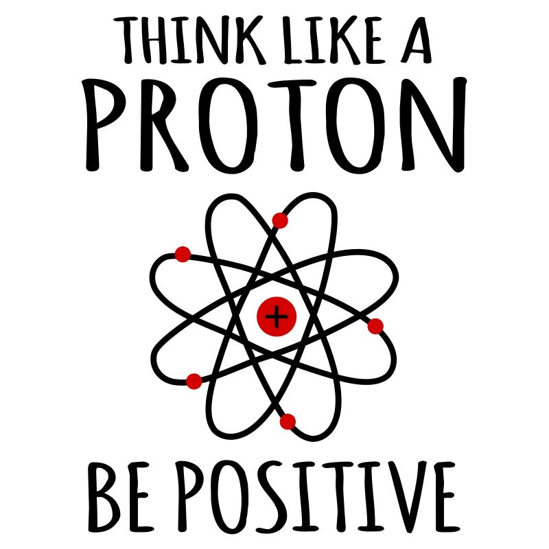 Positive thinking confident Atom Physics physicist