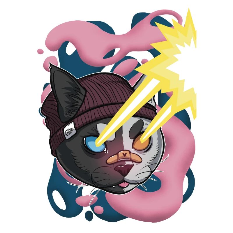 Chat à faisceau laser