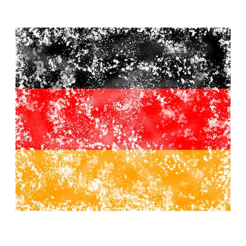 Germany Flag Vintage with Crunsh Effect