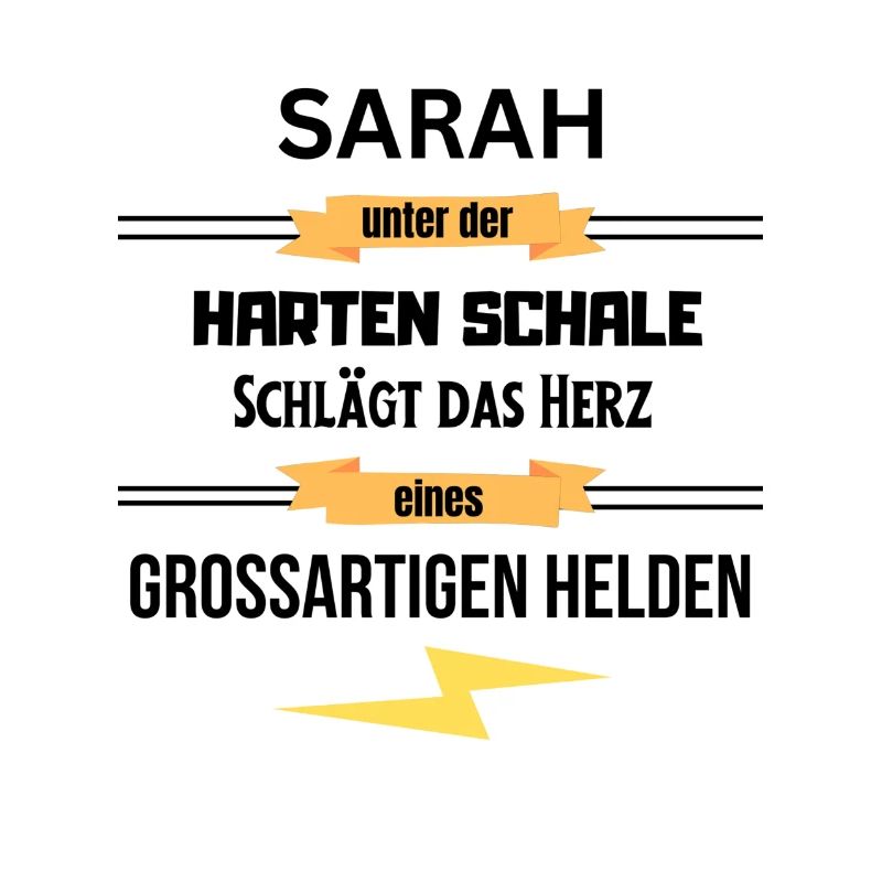 Sarah unter harte Schale eines Großartigen Helden