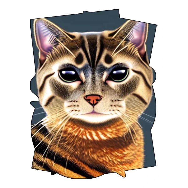 Visage de chat