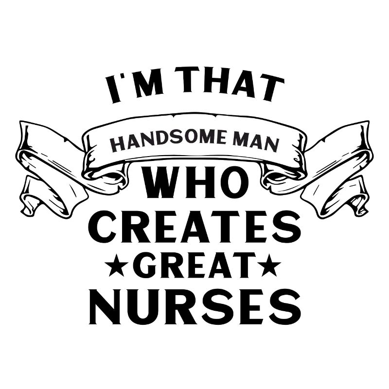 Handsome man who creates great nurses - black