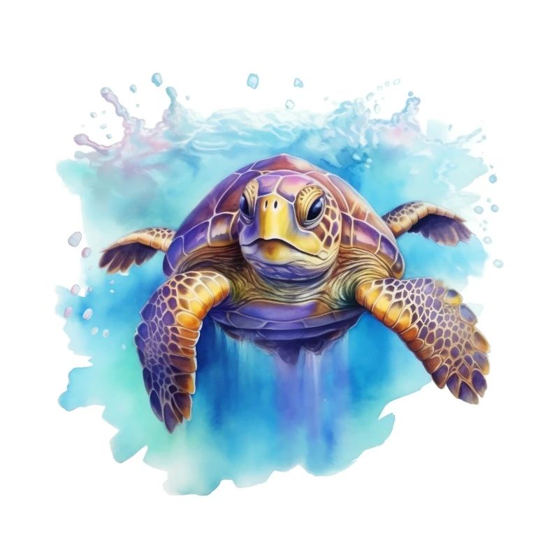 Blaue Schildkröte