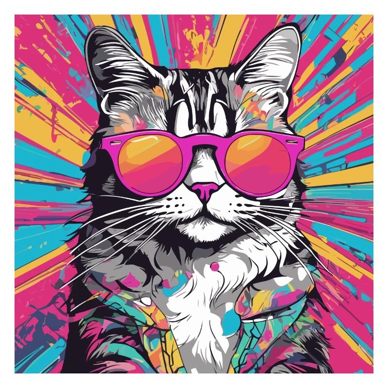 Chat néon