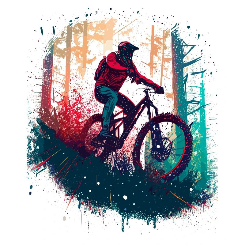 VTT VTT Cycliste de descente