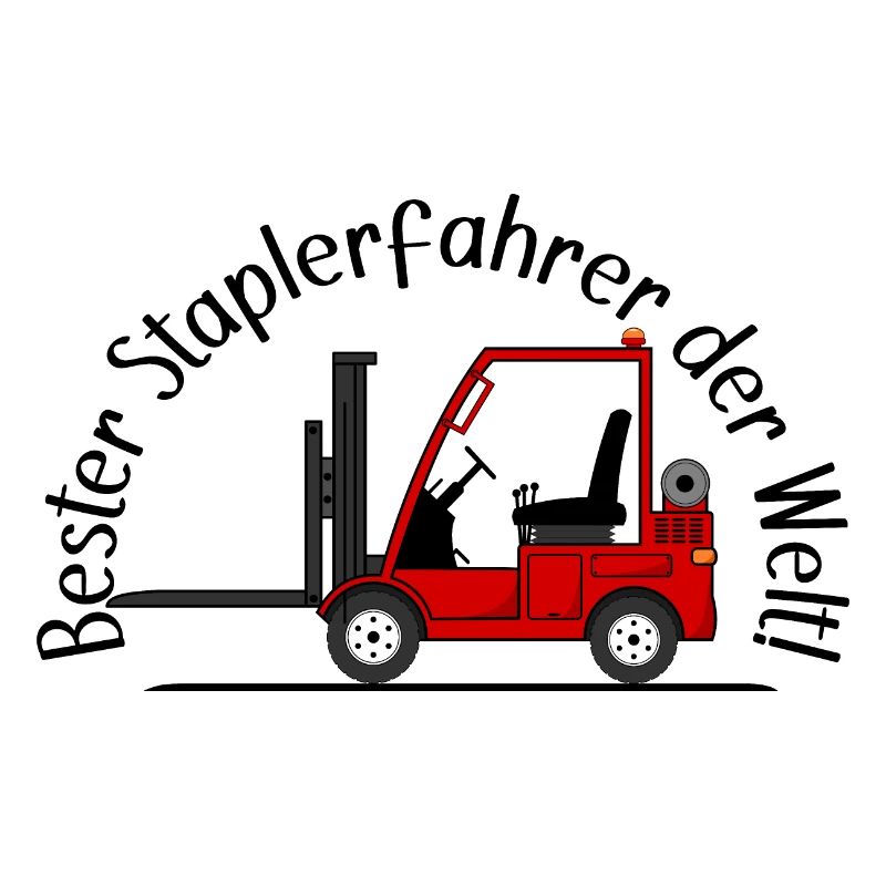 Staplerfahrer rot beste Staplerfahrer der Welt