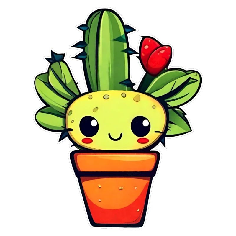 Mon petit cactus vert