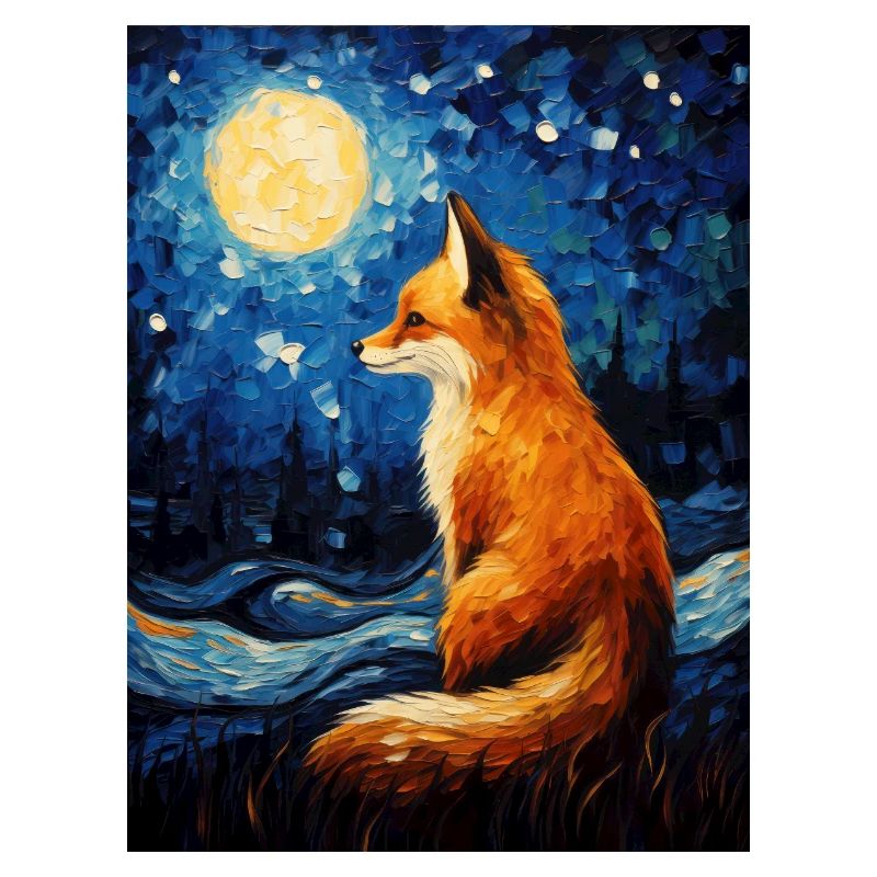 Fuchs Van gogh Style