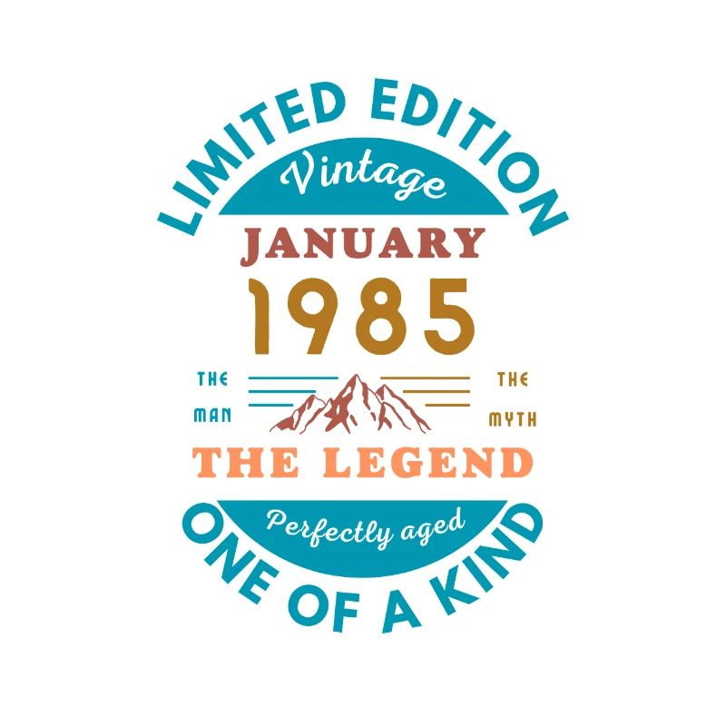 Januar 1985 Jubiläum Limitierte Auflage