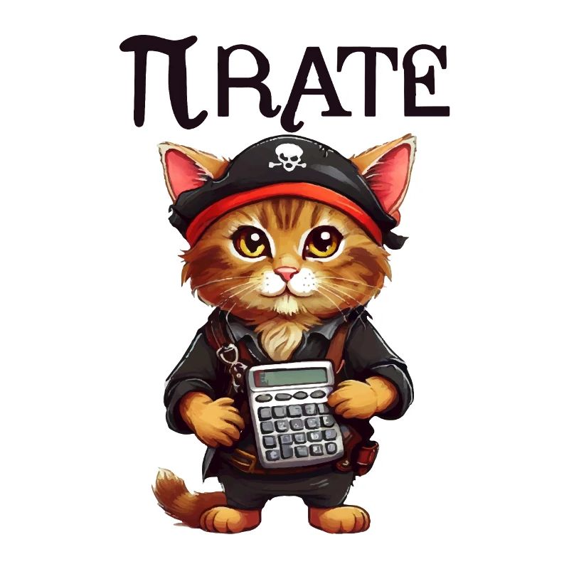 Chat pirate de Pi Day