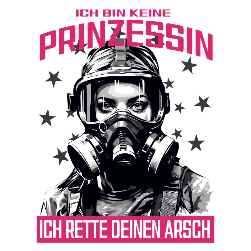 T-shirt princesse pompier