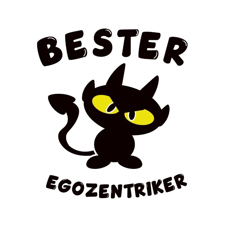 cooles bester Egozentriker Design