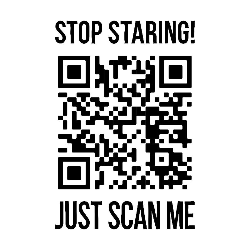 Scanne mich QR Code für Motivation