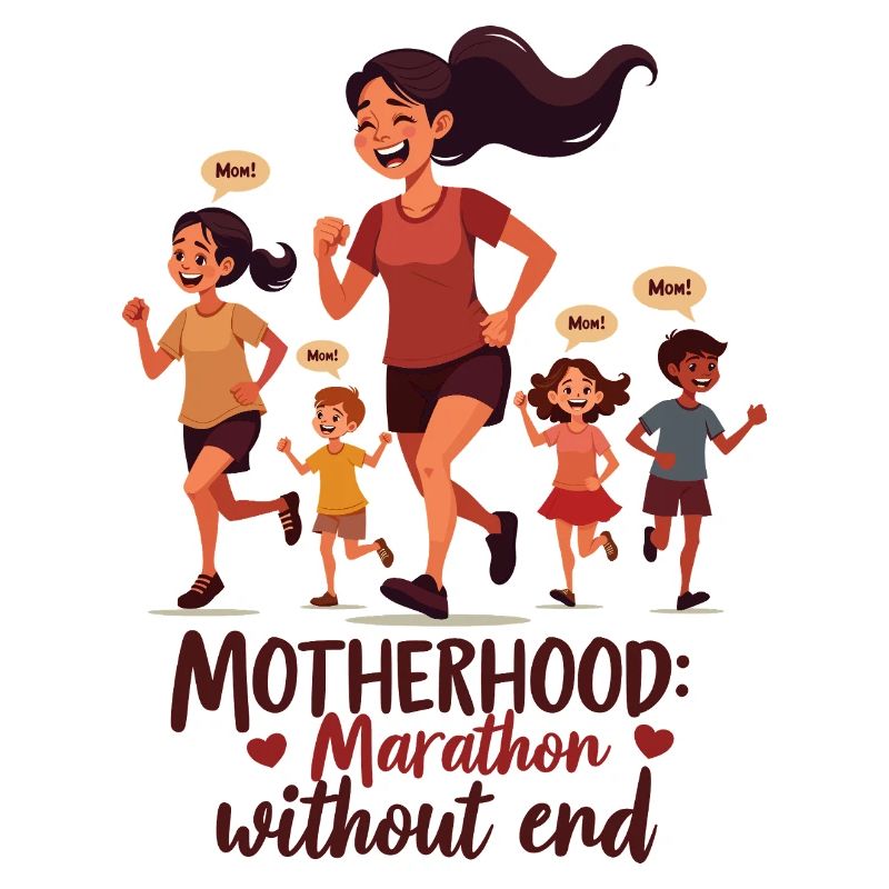 Being a mother: Marathon without end.