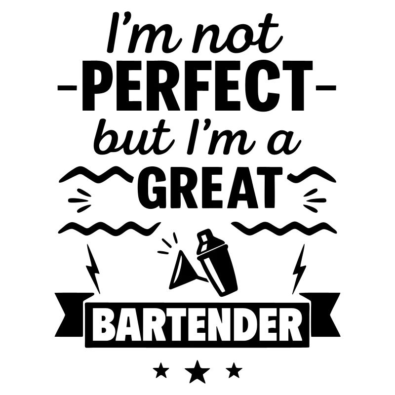 Not perfect but a great bartender