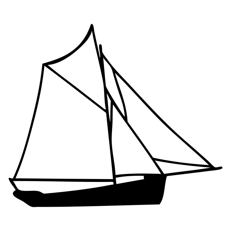 dessin de bateau navire sloop frégate
