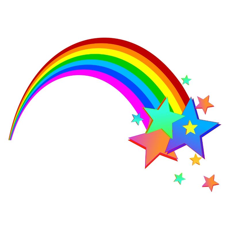 Regenbogen Sternschnuppe