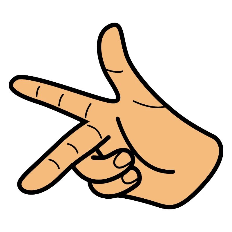 Right Hand Rule - Physics Math - Gangster sign