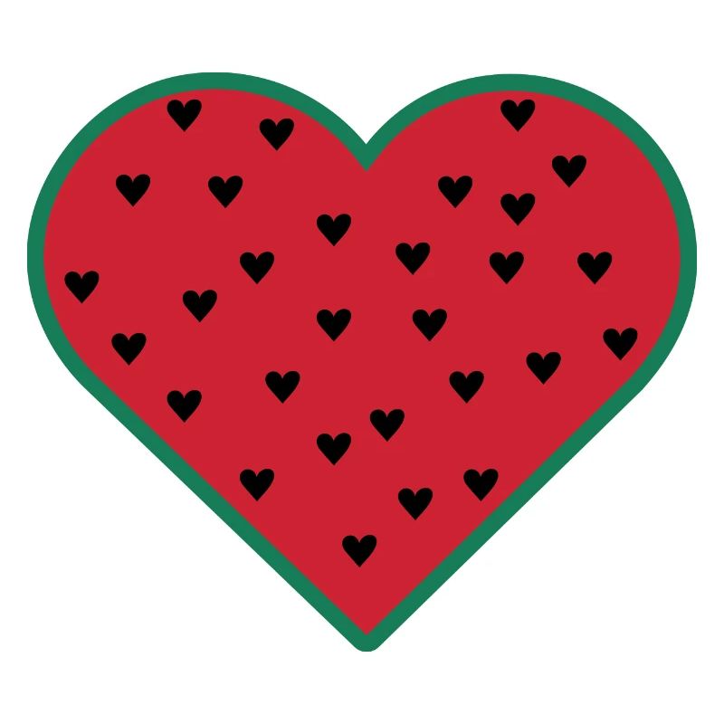 pastèque coeur