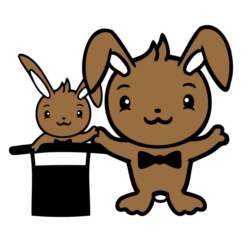 Bunny Wizard Chapeau Haut de forme Enfant 2 Bébé Sorcier Mignon