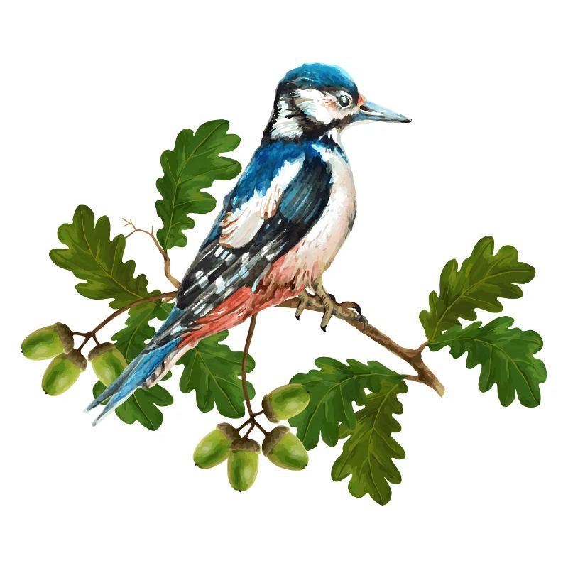 Bunter Vogel