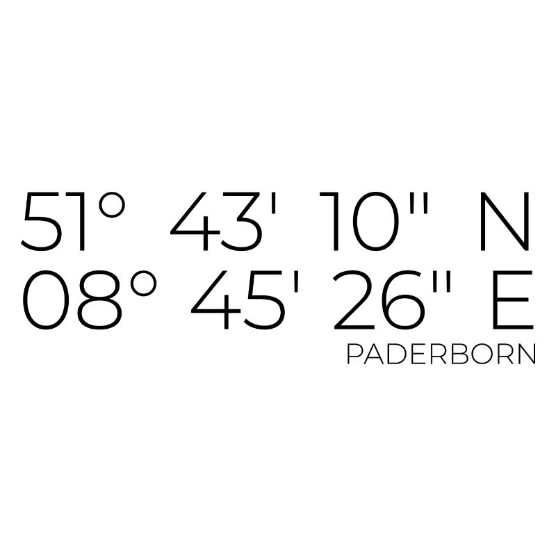 Coordinates Paderborn