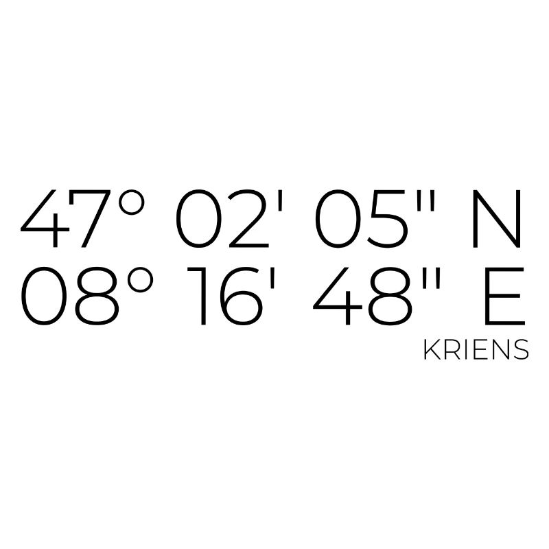 Coordinates Kriens, Lucerne, Switzerland