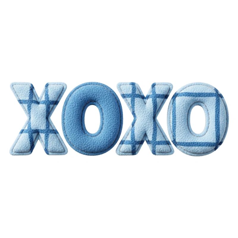 XOXO Patchwork Look mit Stoff Optik