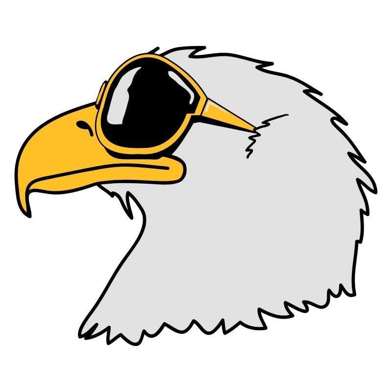 Adler Sonnenbrille Cool Vogel witzig