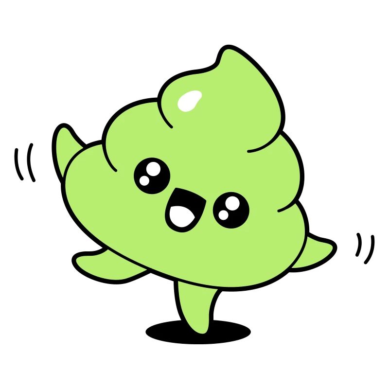 Emoji caca danse