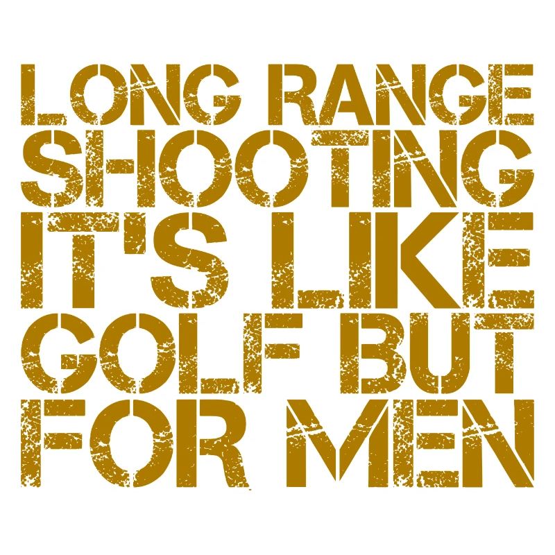 Le tir à longue distance, c’est comme le golf mais pour les hommes