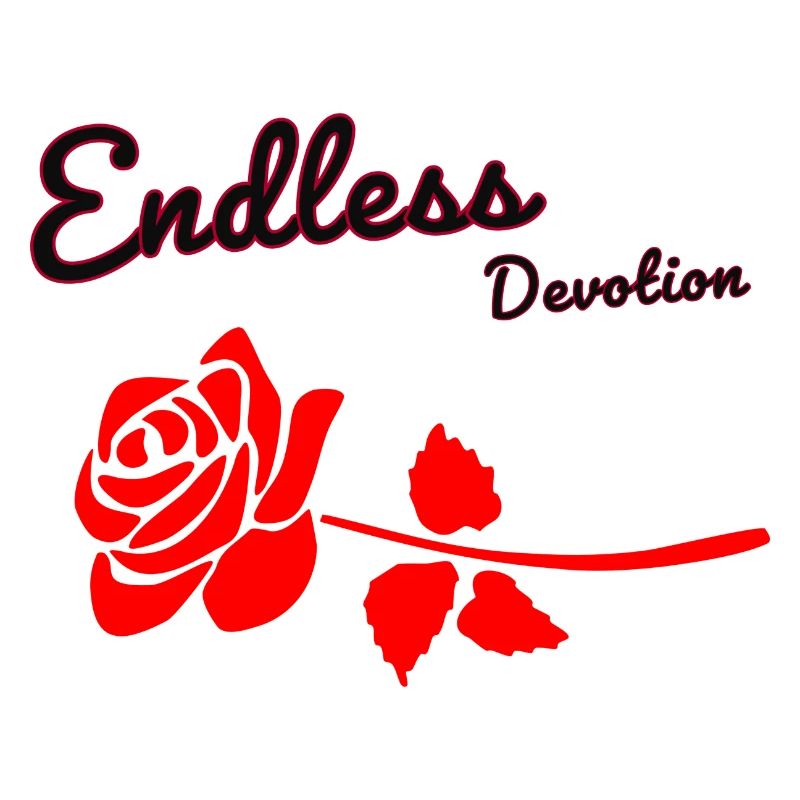 Dévotion sans fin avec Rose Rouge Rose