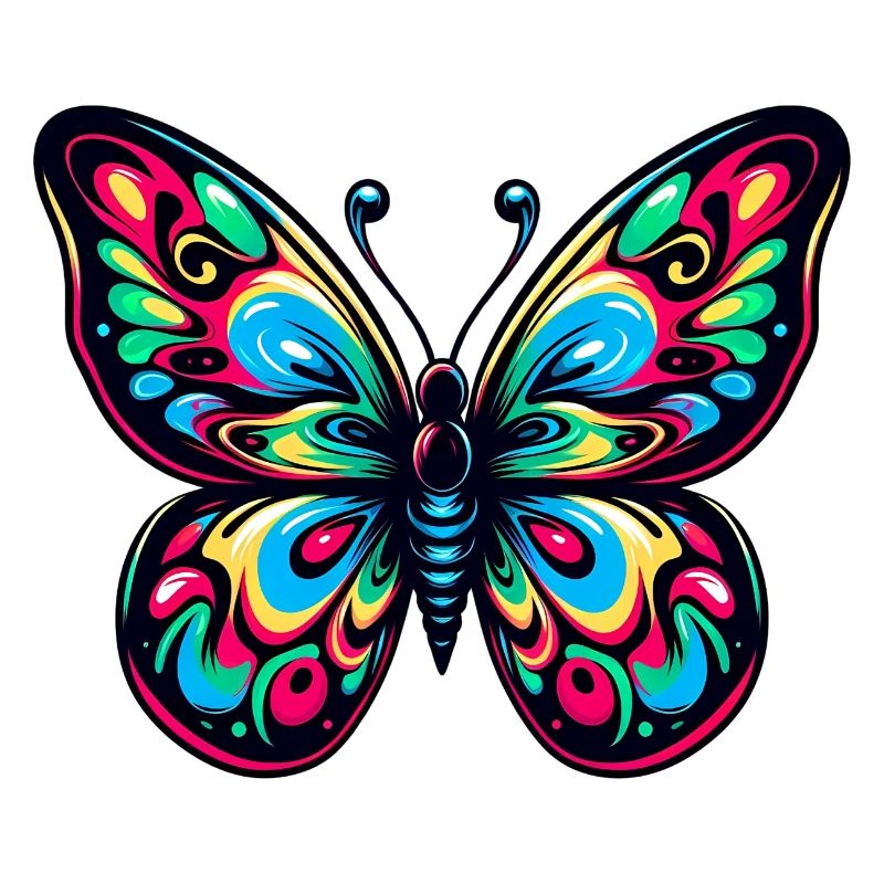 Papillon coloré