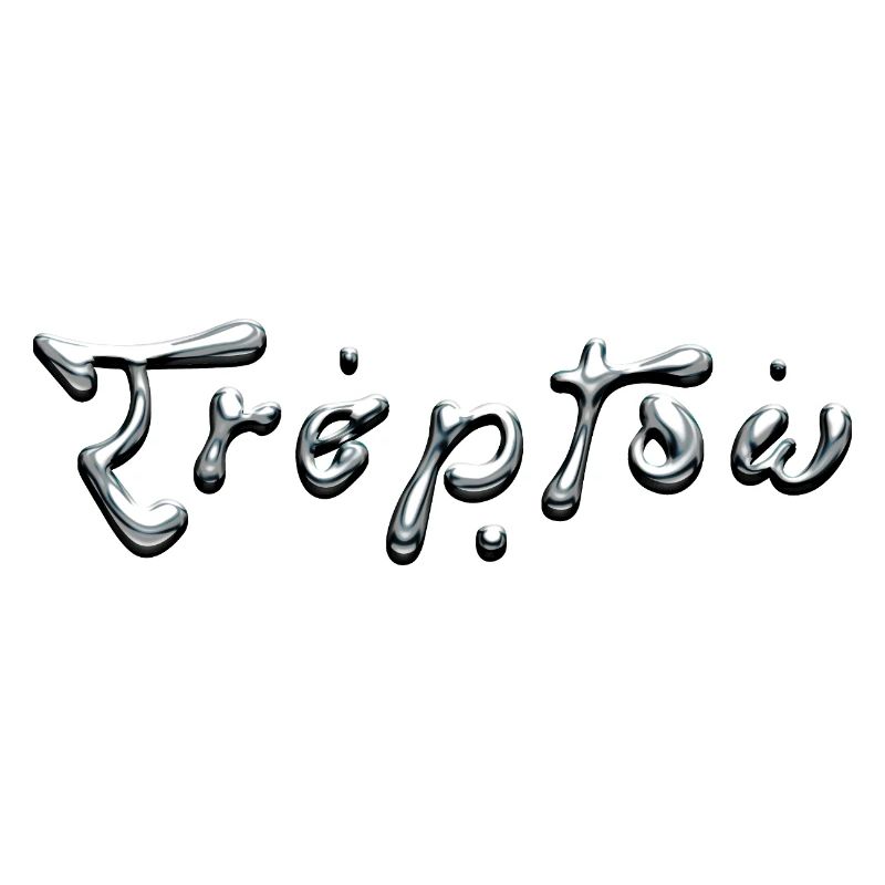 Typographie Treptow Liquid Chrome