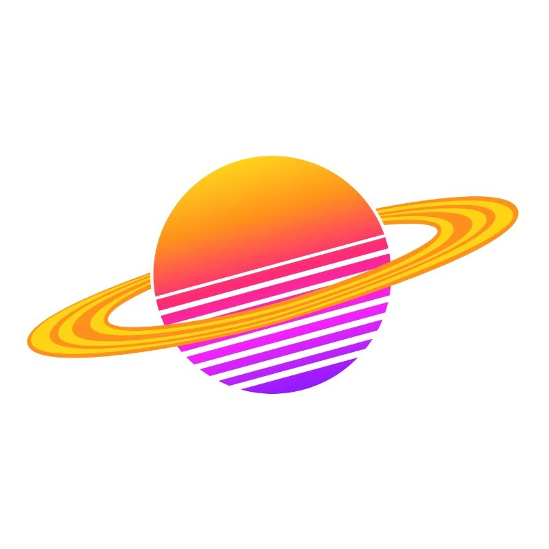 Synthwave Saturn