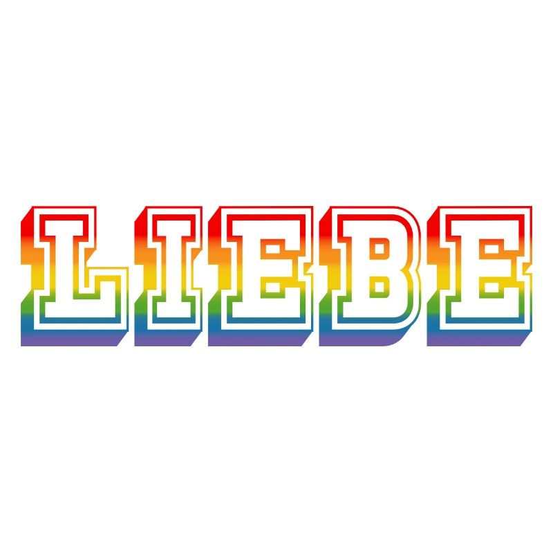 LGBT Regenbogen LIEBE rainbow tshirt