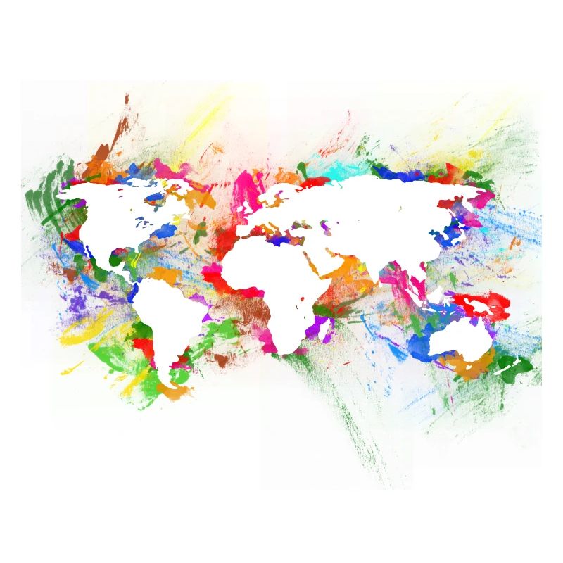 WORLD MAP abstract