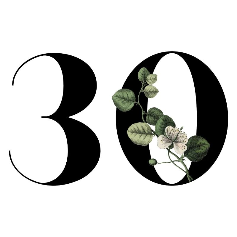 Nummer 30 Blumengrün - 30. Blumengeburtstag