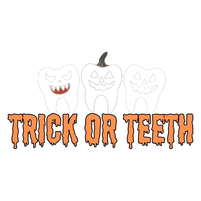 Trick Or Teeth - Halloween Design