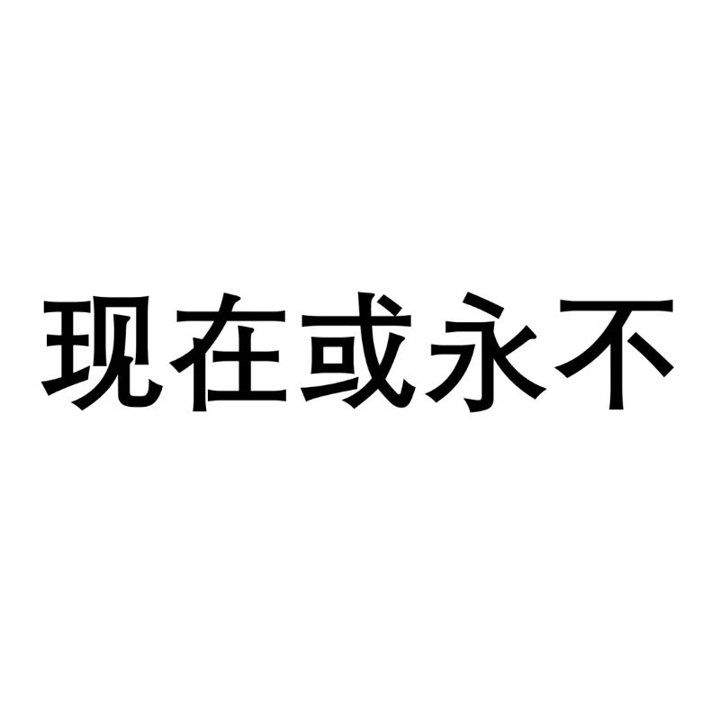 Jetzt oder nie auf chinesisch