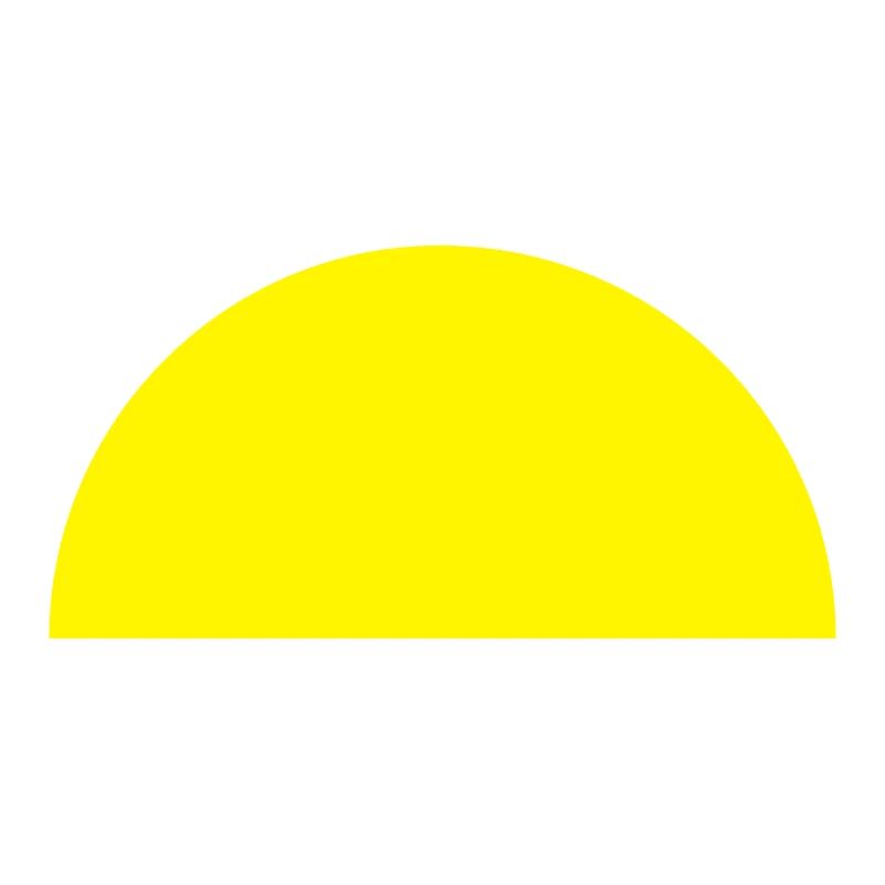 demi-cercle / half circle (1c)