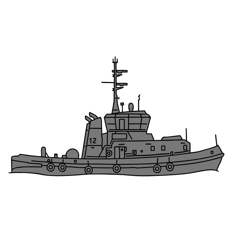 Schlepper Schleppschiff 2